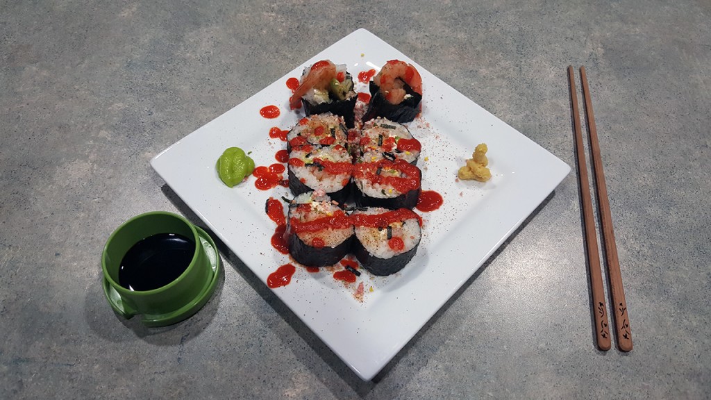 Cajun Shrimp Sushi Roll